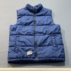 Old Navy Boys Blue Puff Jacket Sz M Pre-Owned Excellent